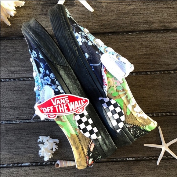 🌴🌼VANS- SLIP ON’S CAP FLORALS SHOES🌼🌴 - Picture 5 of 14
